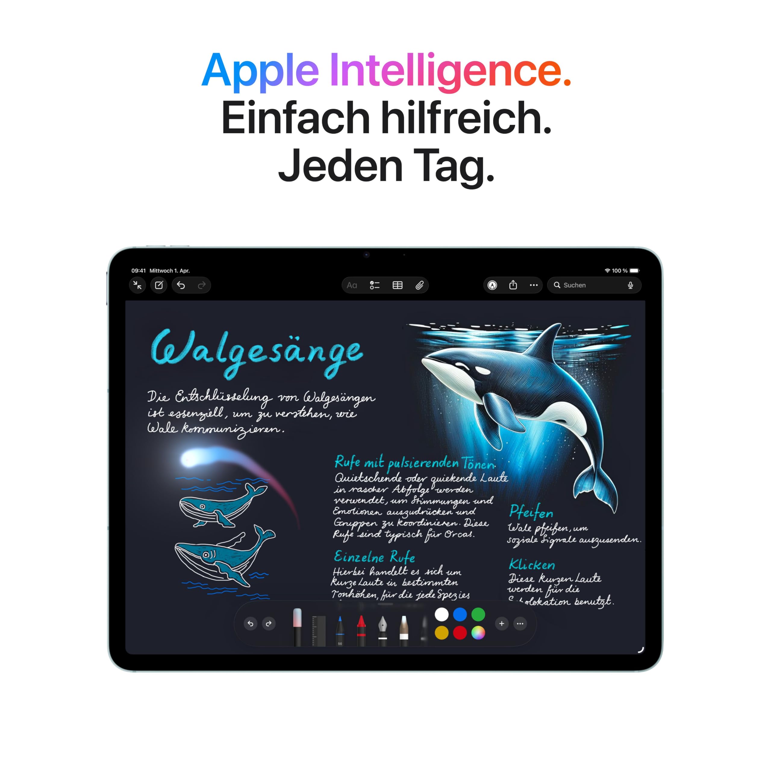 Apple iPad Air 13 M4 Tablet 256GB WiFi+5G Space Grau