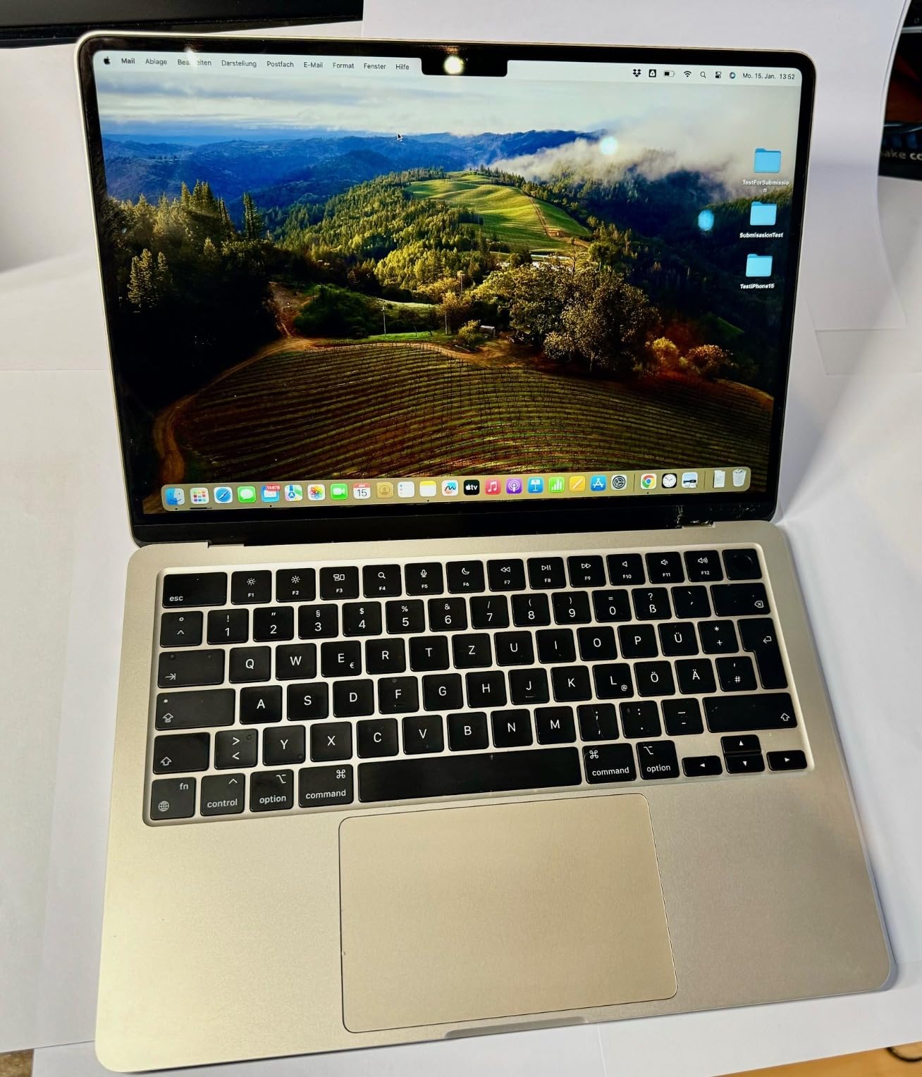 Apple MacBook Air M2 13,6" Laptop Space Grau 512 GB