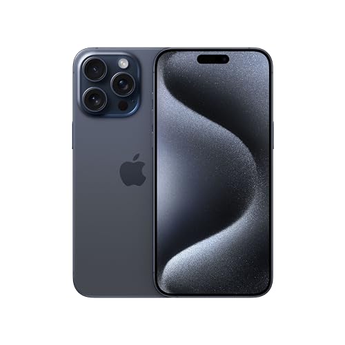 Apple iPhone 15 Pro Max Smartphone 1 TB Titan Blau 48MP