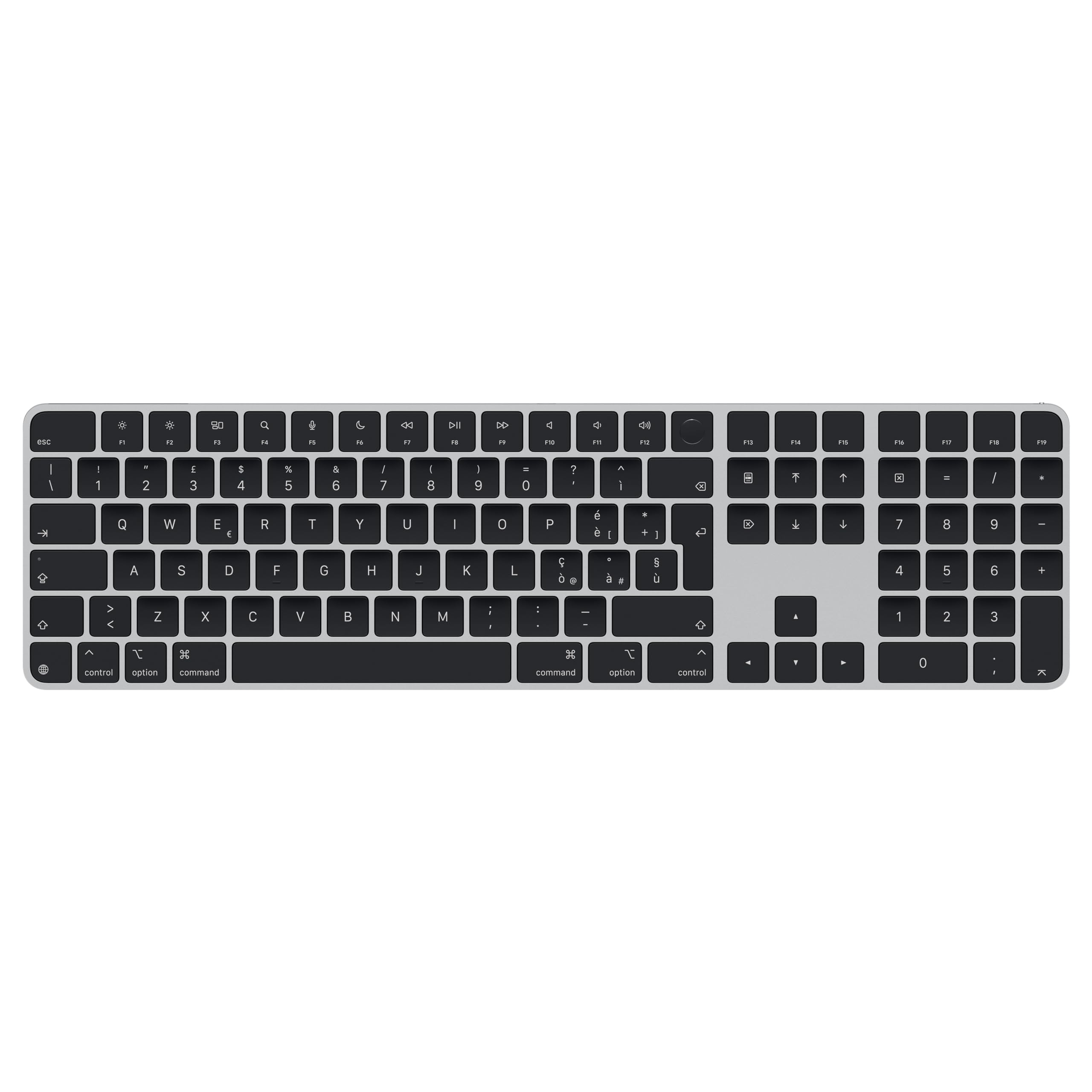 Apple Magic Keyboard Touch ID Ziffernblock Tastatur Weiß Englisch Intl