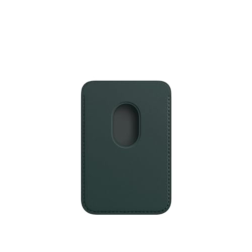 Apple iPhone Leder Wallet Kartenetui Waldgrün MagSafe 3 Karten