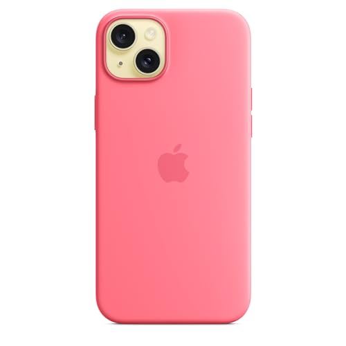 Apple iPhone 15 Plus Silikon Case MagSafe Pink