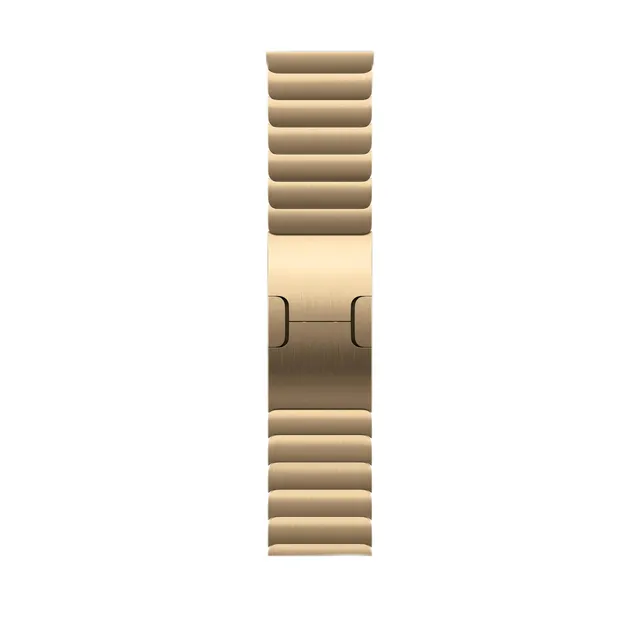 Apple Watch Gliederarmband 46 mm Armband Brillantgold Edelstahl
