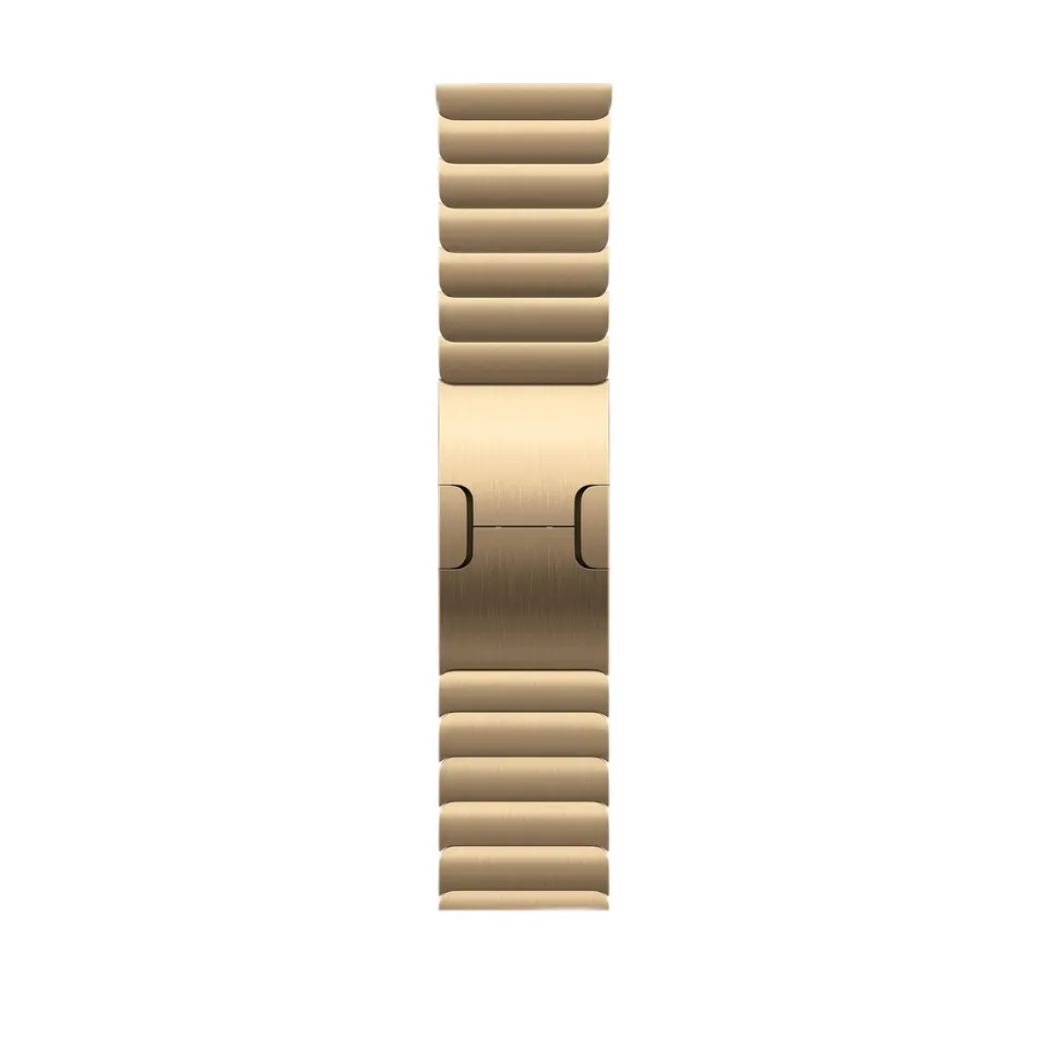 Apple Watch Gliederarmband 46 mm Armband Brillantgold Edelstahl