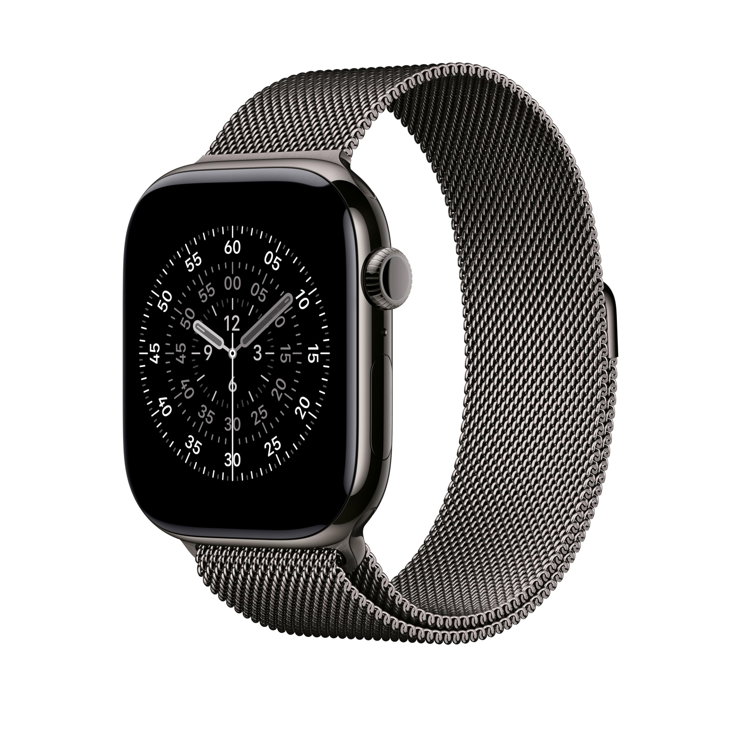 Apple Watch Milanaise Armband 46mm Schiefer M/L