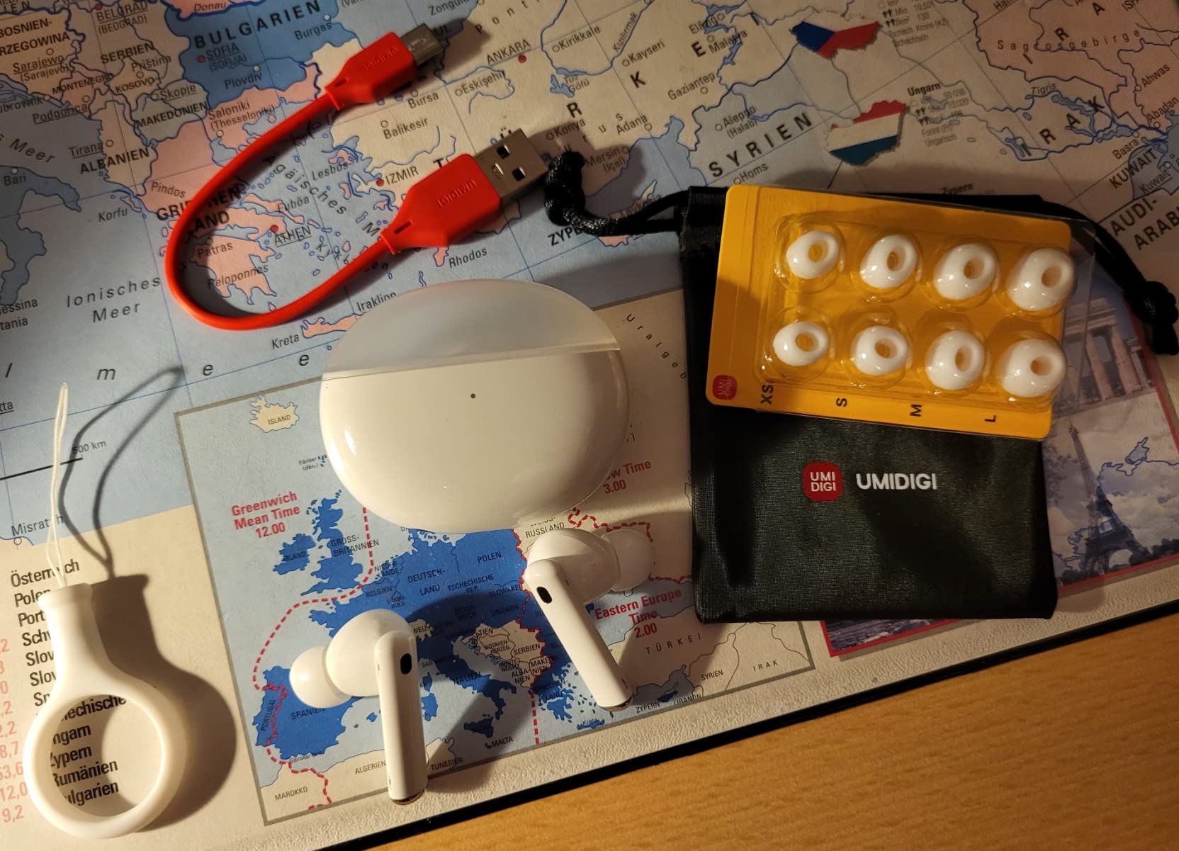 UMIDIGI AbleBuds Free Kopfhörer Weiß ANC 45dB