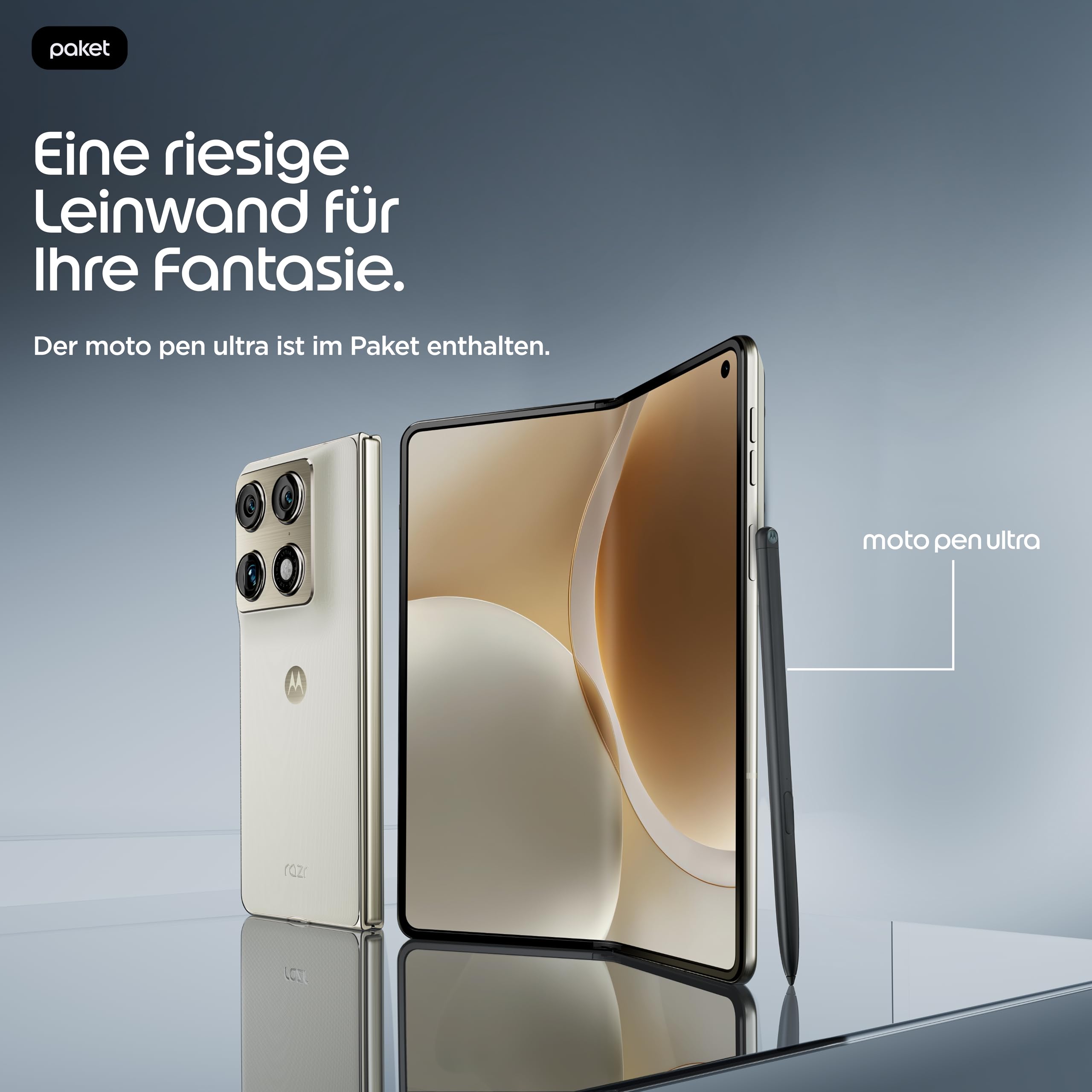 Motorola razr Foldable Smartphone 16-512GB Weiß 50 MP