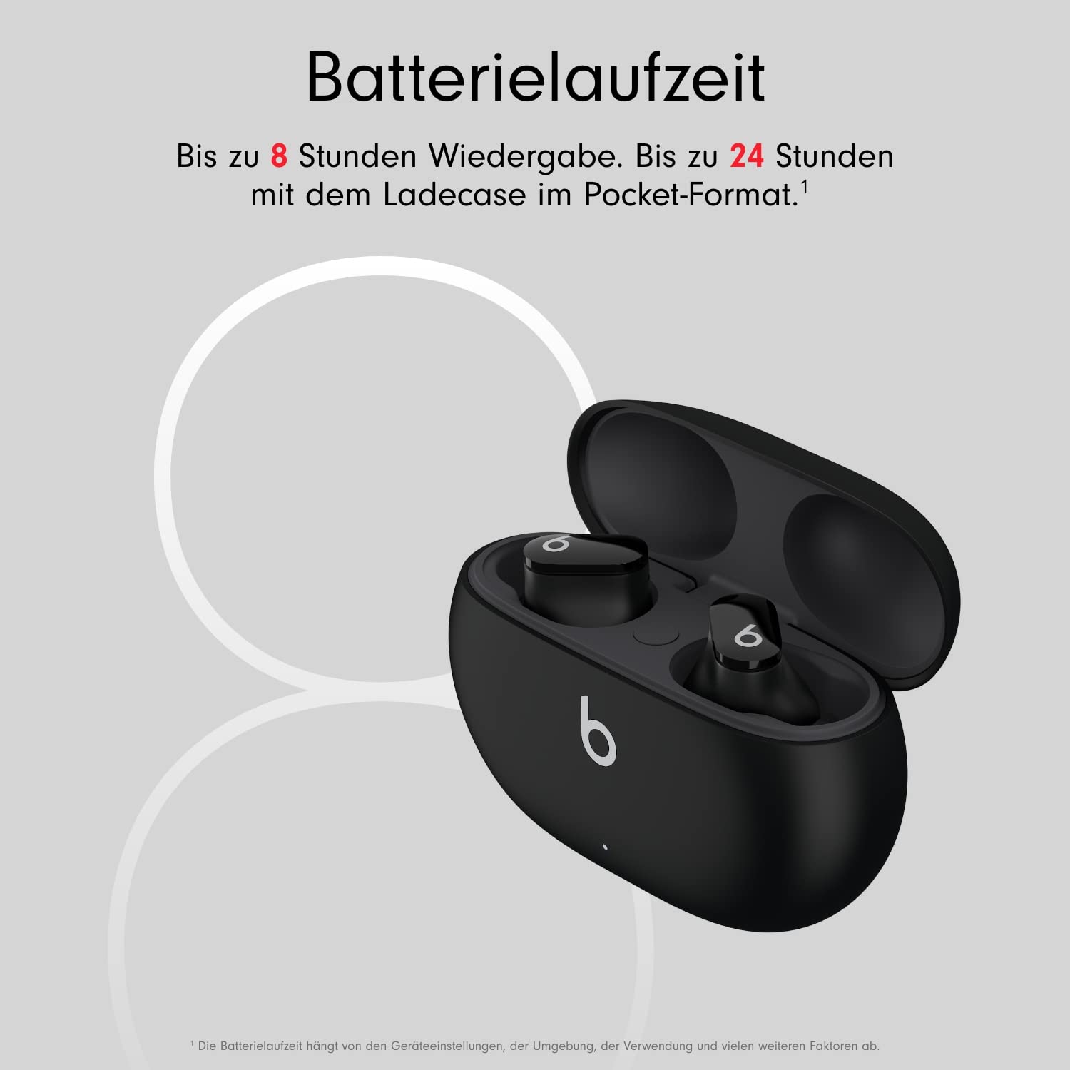 Beats Studio Buds In-Ear Kopfhörer Schwarz Noise-Cancelling