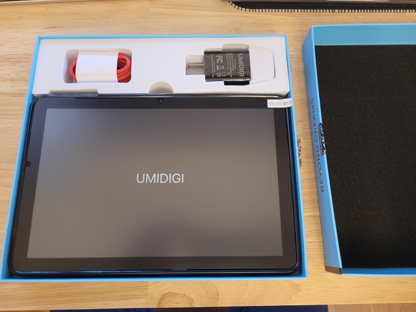 UMIDIGI G2 Tab Tablet 10,1 Zoll Blau 64GB mit Hülle