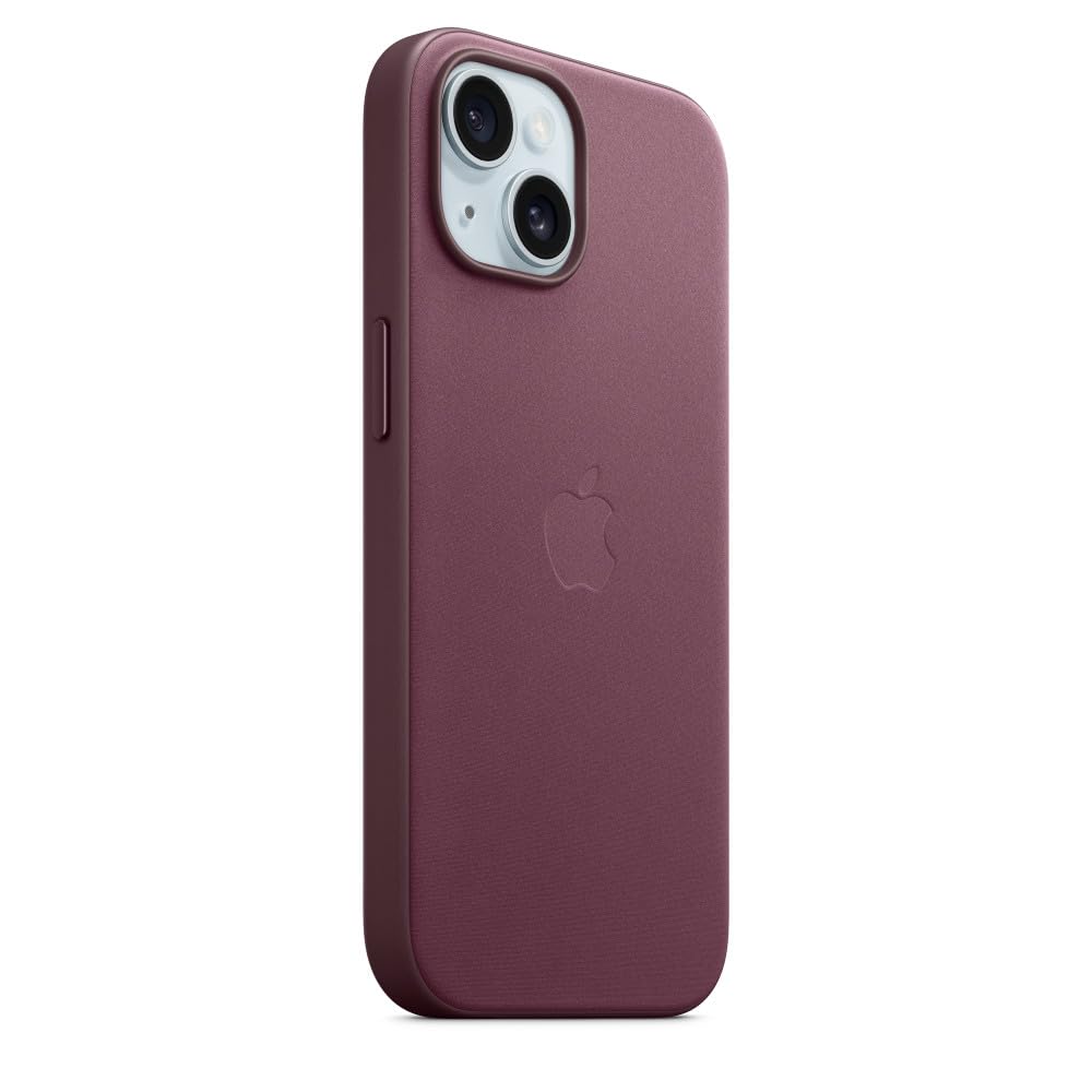 Apple iPhone 15 Feingewebe Case MagSafe Mulberry