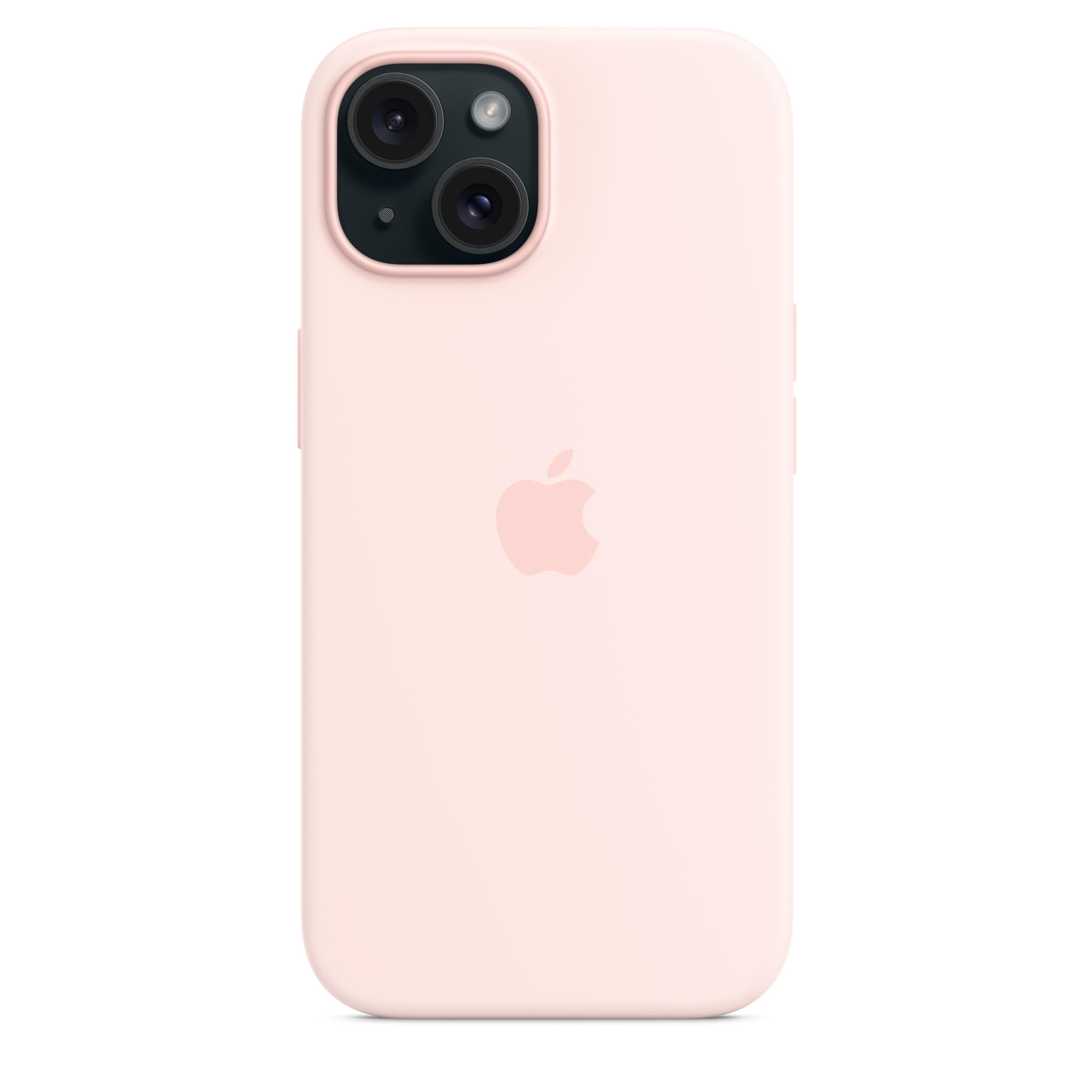 Apple iPhone 15 Silikon Case MagSafe Hellrosa Hülle