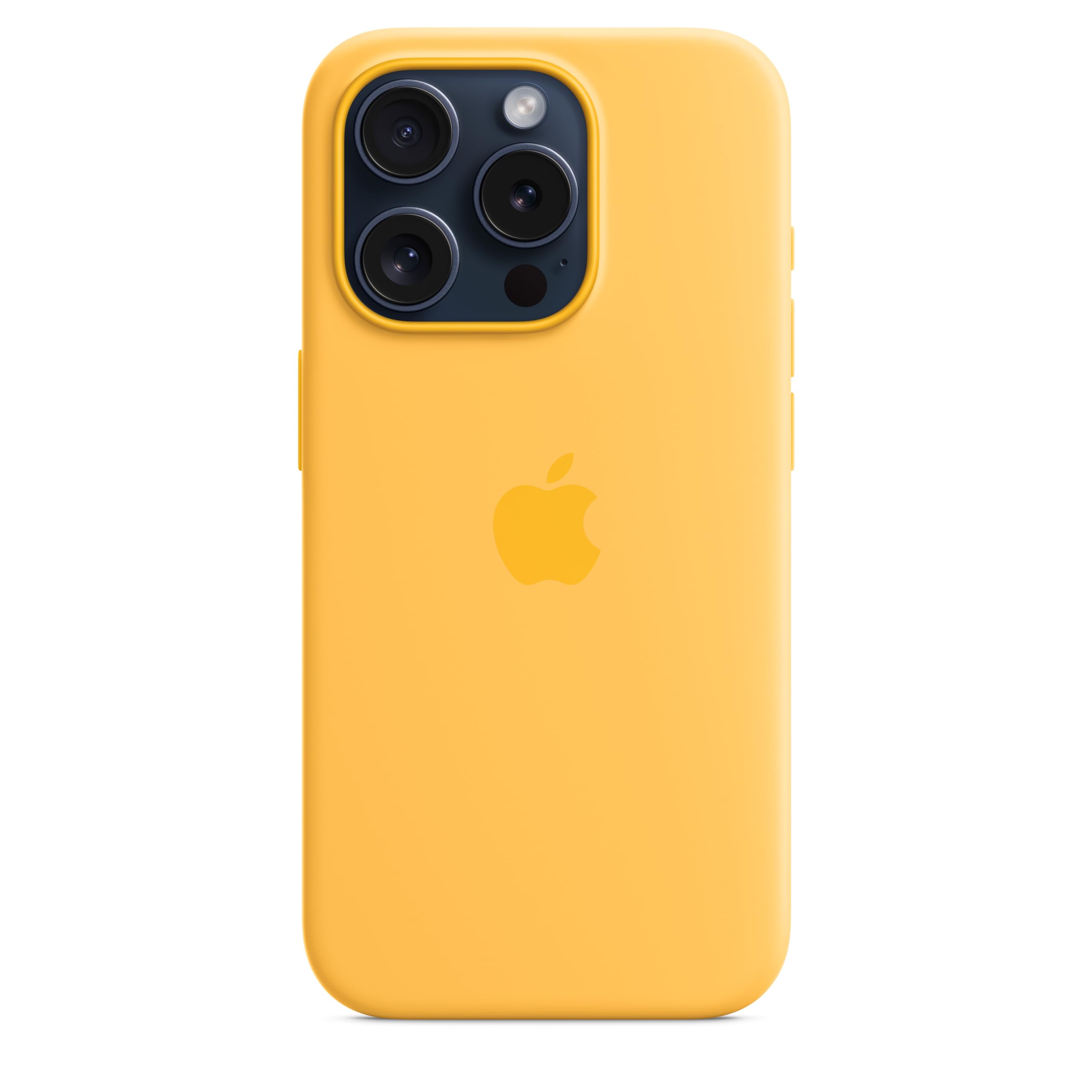 Apple iPhone 15 Pro Silikon Case MagSafe Warmgelb