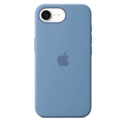 Apple iPhone 16e Silikon Case Hülle Winterblau