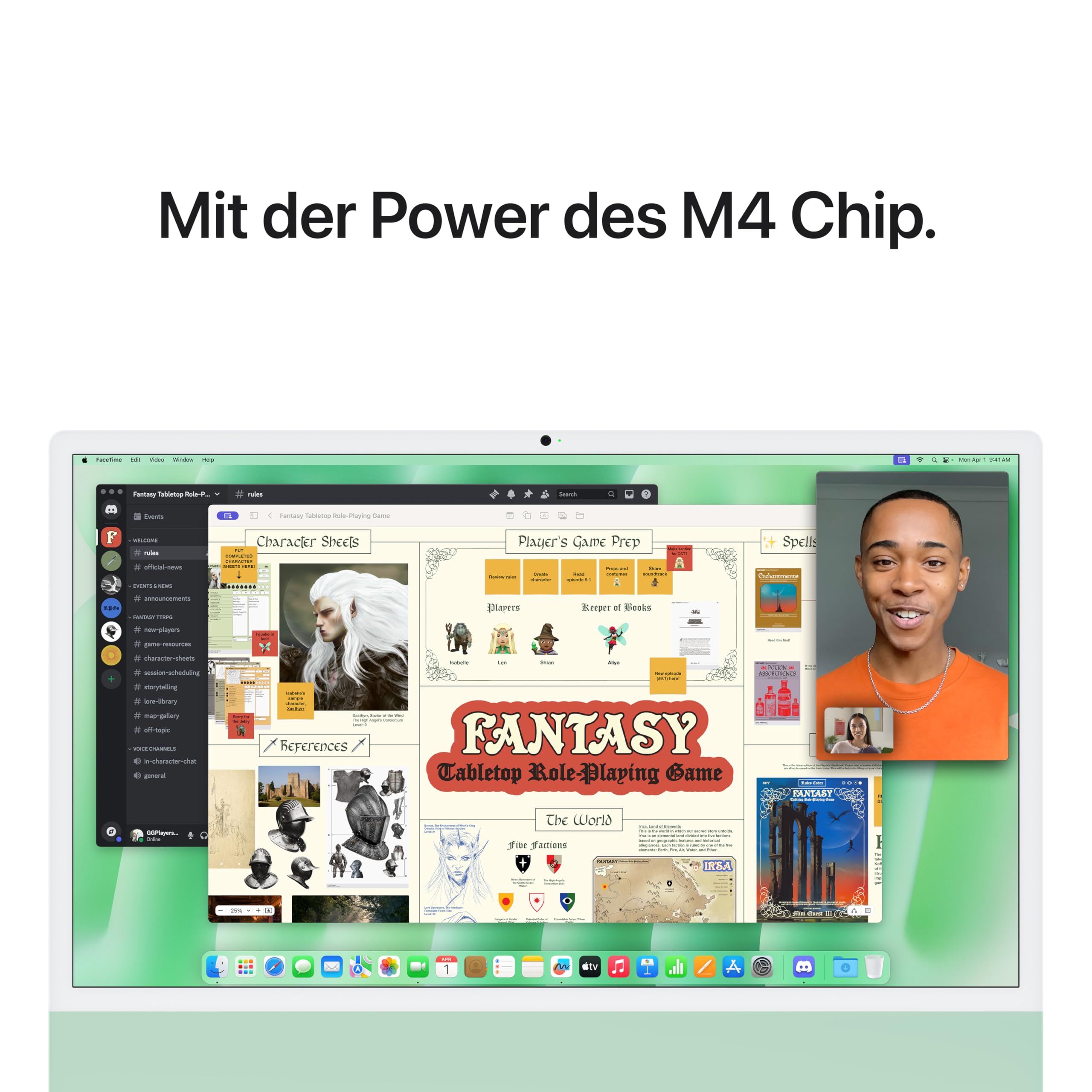 Apple Mac iMac 24" M4 16GB 256GB Grün All-in-One
