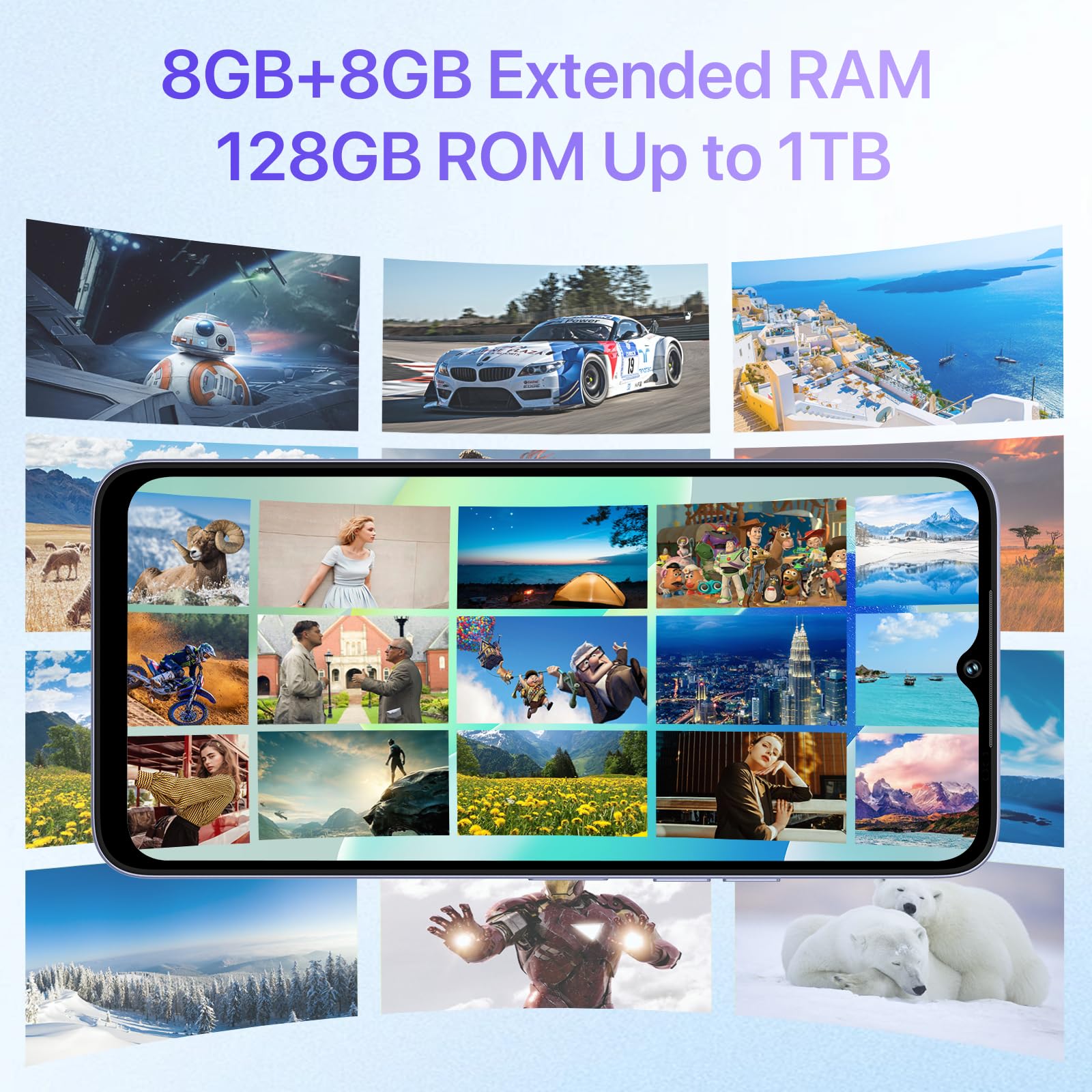 UMIDIGI G5 G&C Smartphone ohne Vertrag 128GB 50MP