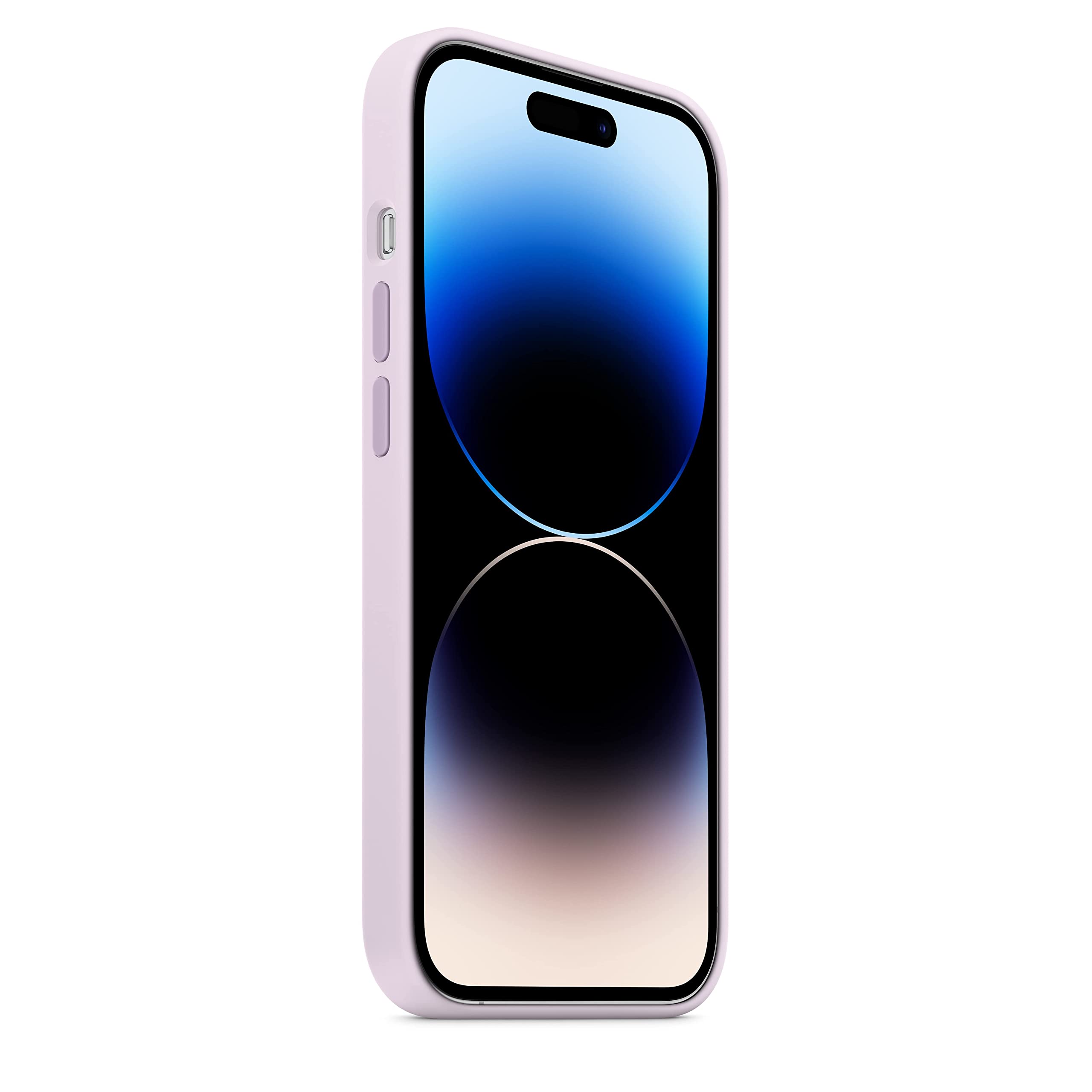 Apple iPhone 14 Pro Silikon Hülle MagSafe Flieder