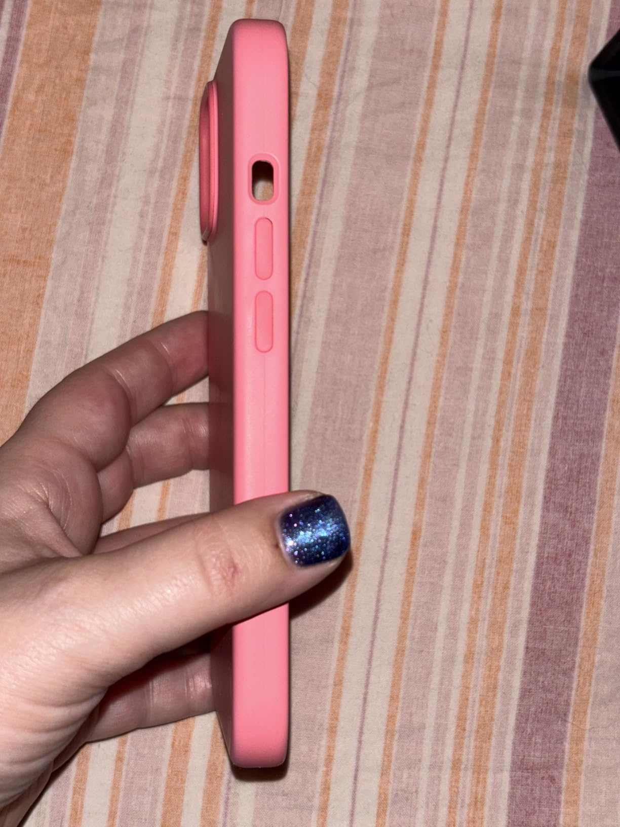 Apple iPhone 15 Silikon Case MagSafe Hülle Pink