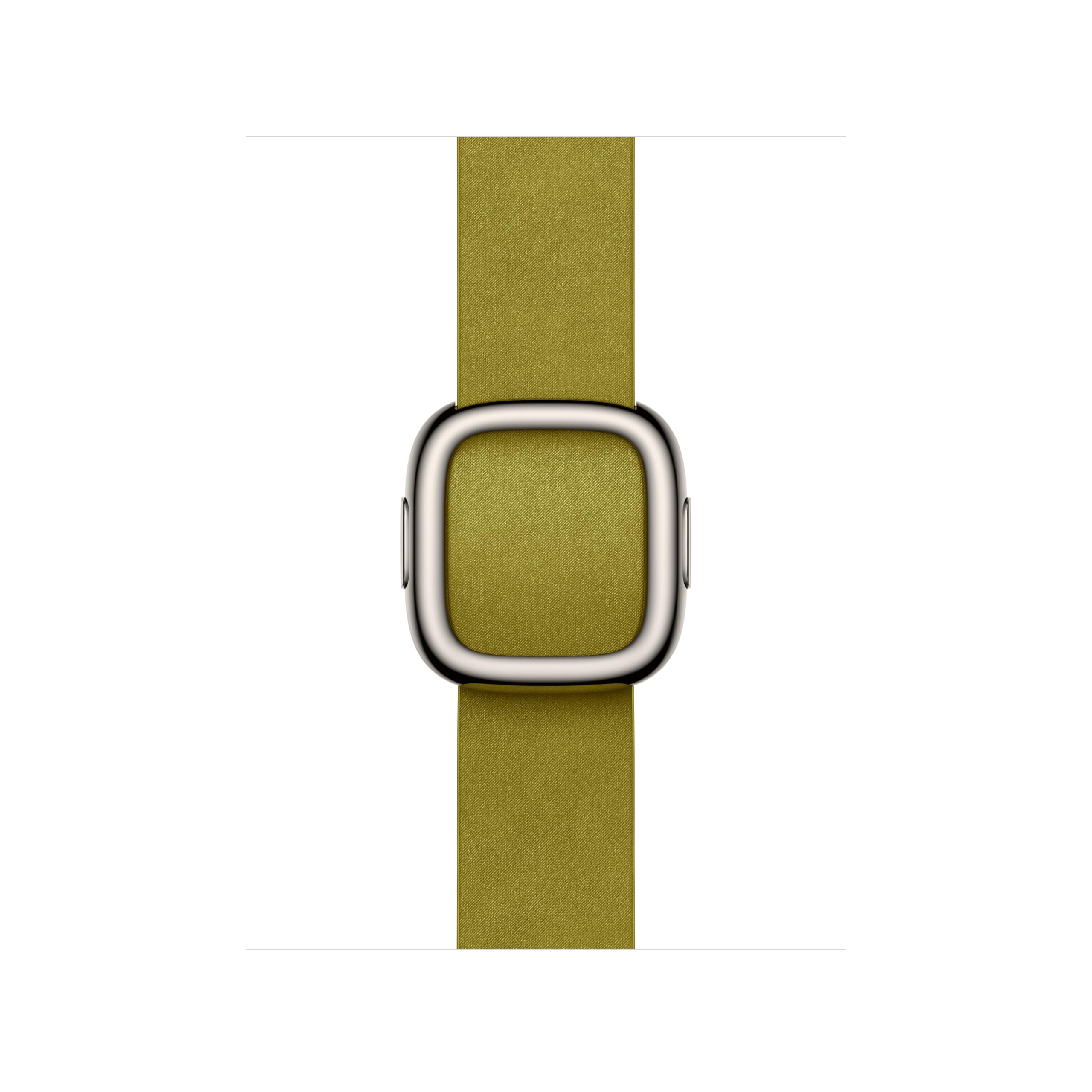 Apple Watch Armband Modern 42mm Leder Chartreuse Small