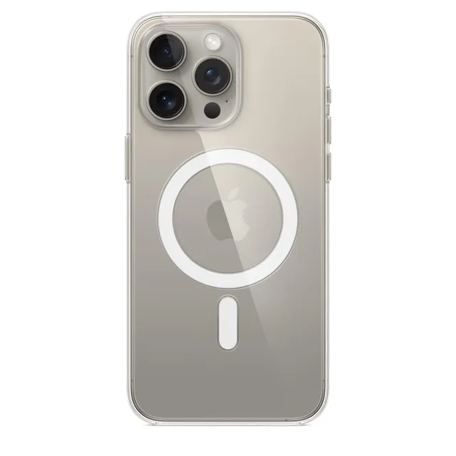 Apple iPhone 15 Pro Max Clear Case Hülle Transparent MagSafe