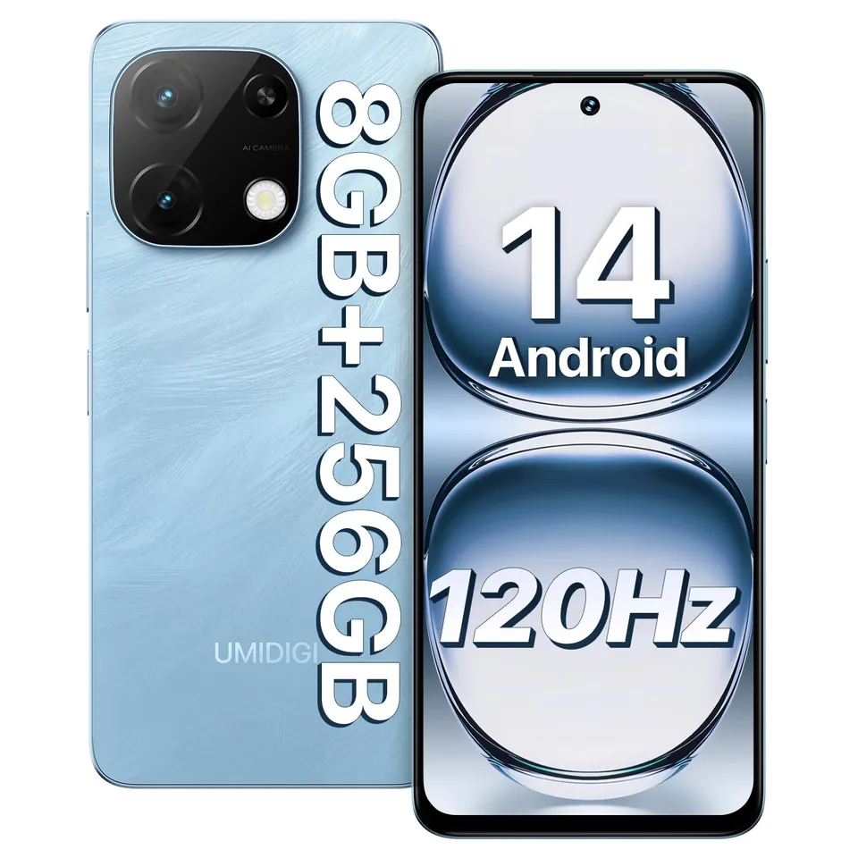 UMIDIGI Note 100A Smartphone 256GB 6,8 Zoll 120Hz