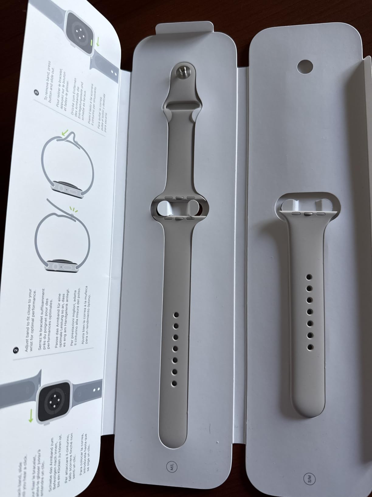 Apple Watch Sportarmband 46mm Armband Aquamarin M/L