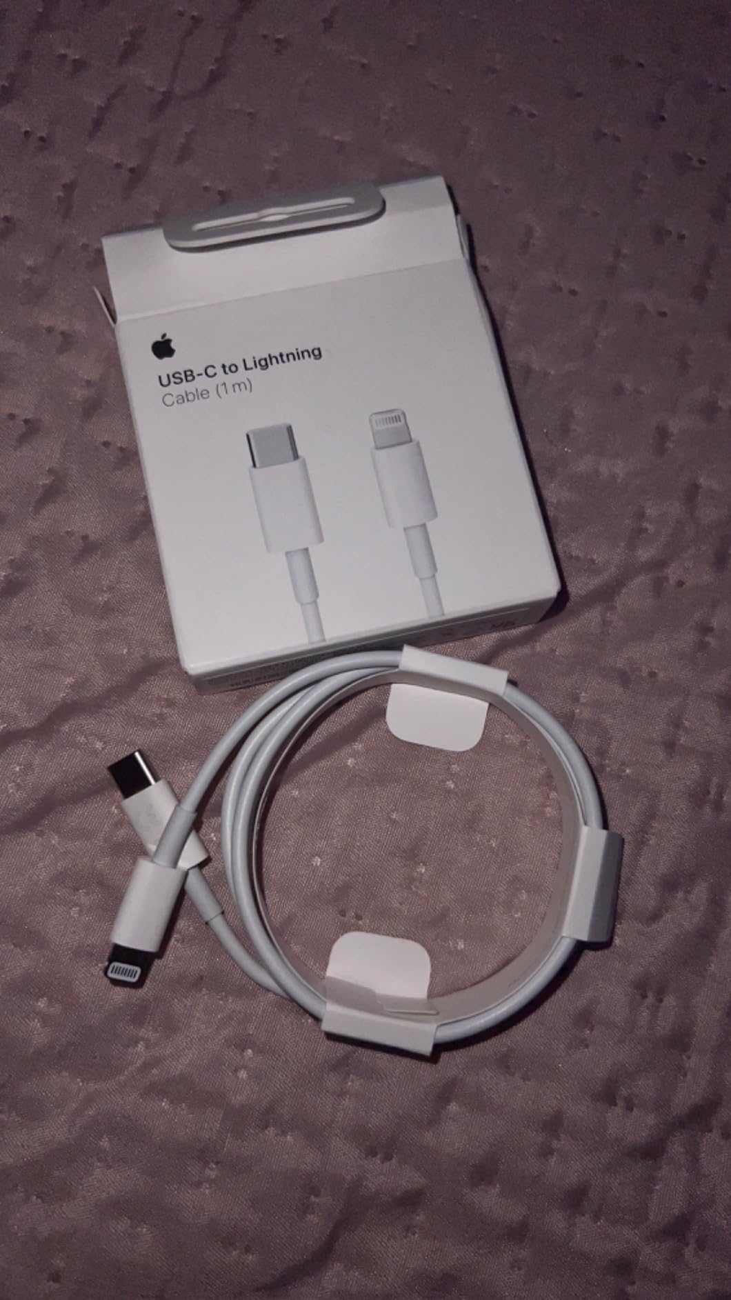 Apple USB-C auf Lightning Kabel 1m Weiß Schnellladung