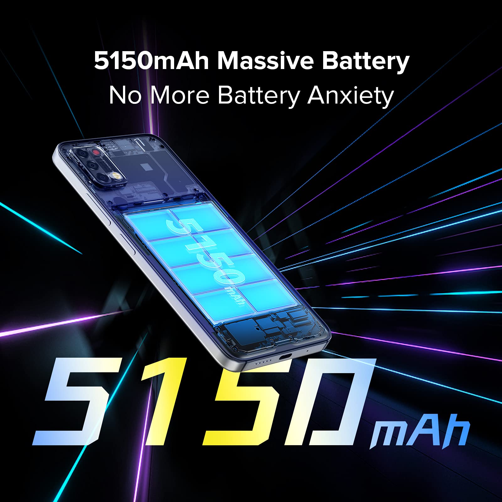 UMIDIGI A11 Smartphone 64GB ohne Vertrag Blau 5150mAh