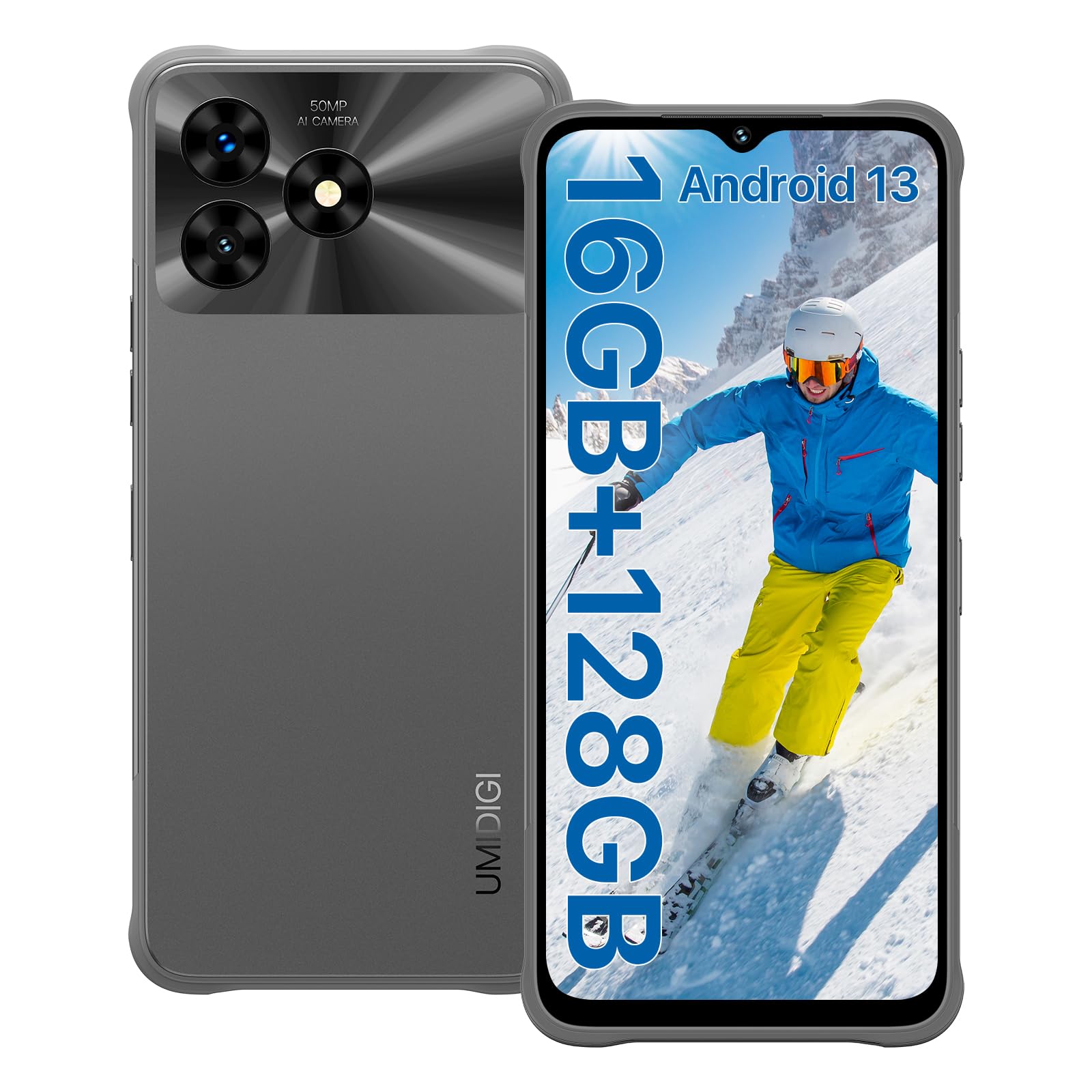 UMIDIGI G5 Mecha Outdoor Handy 128GB Grau IP68 6000mAh