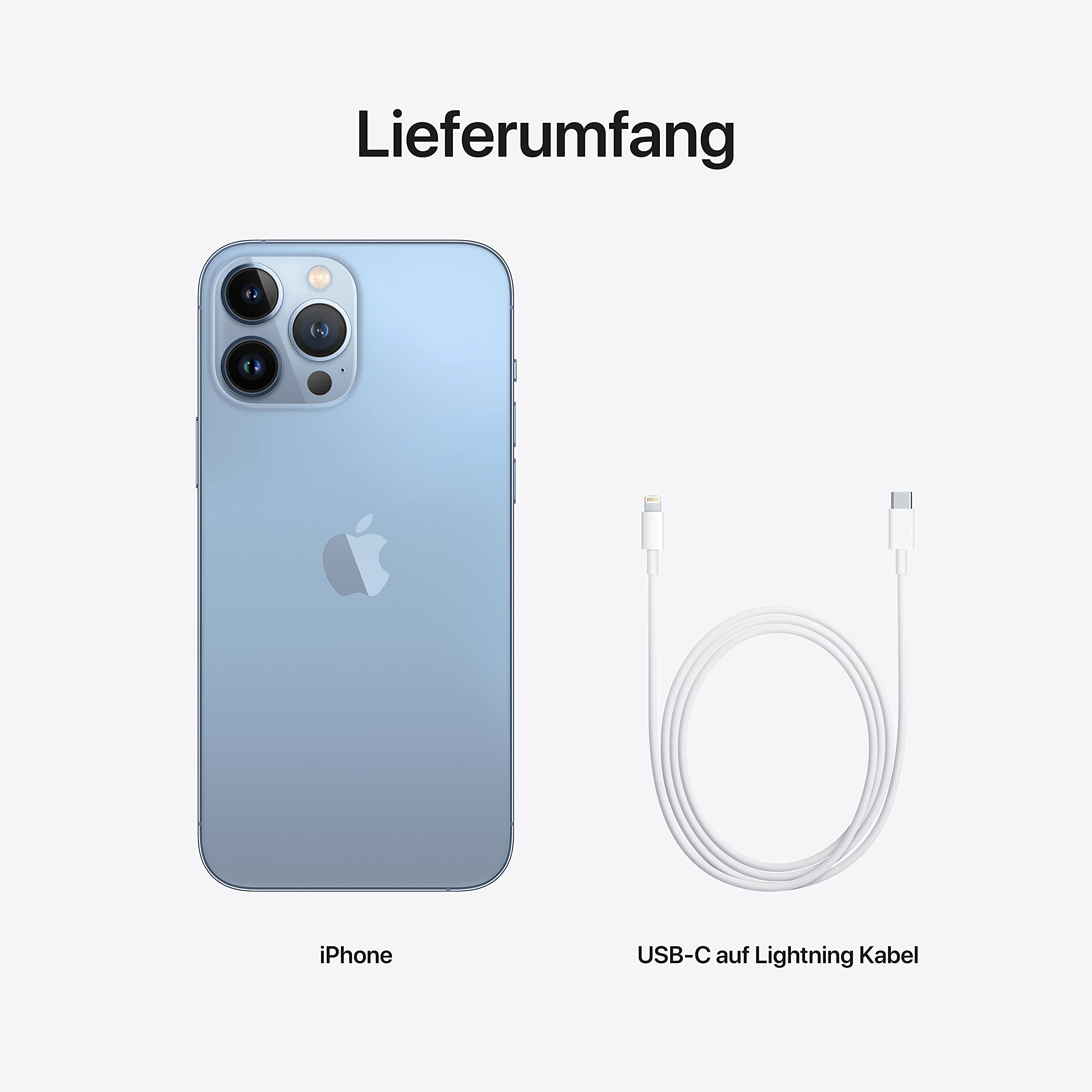 Apple iPhone 13 Pro Max Smartphone 128 GB Sierrablau 5G