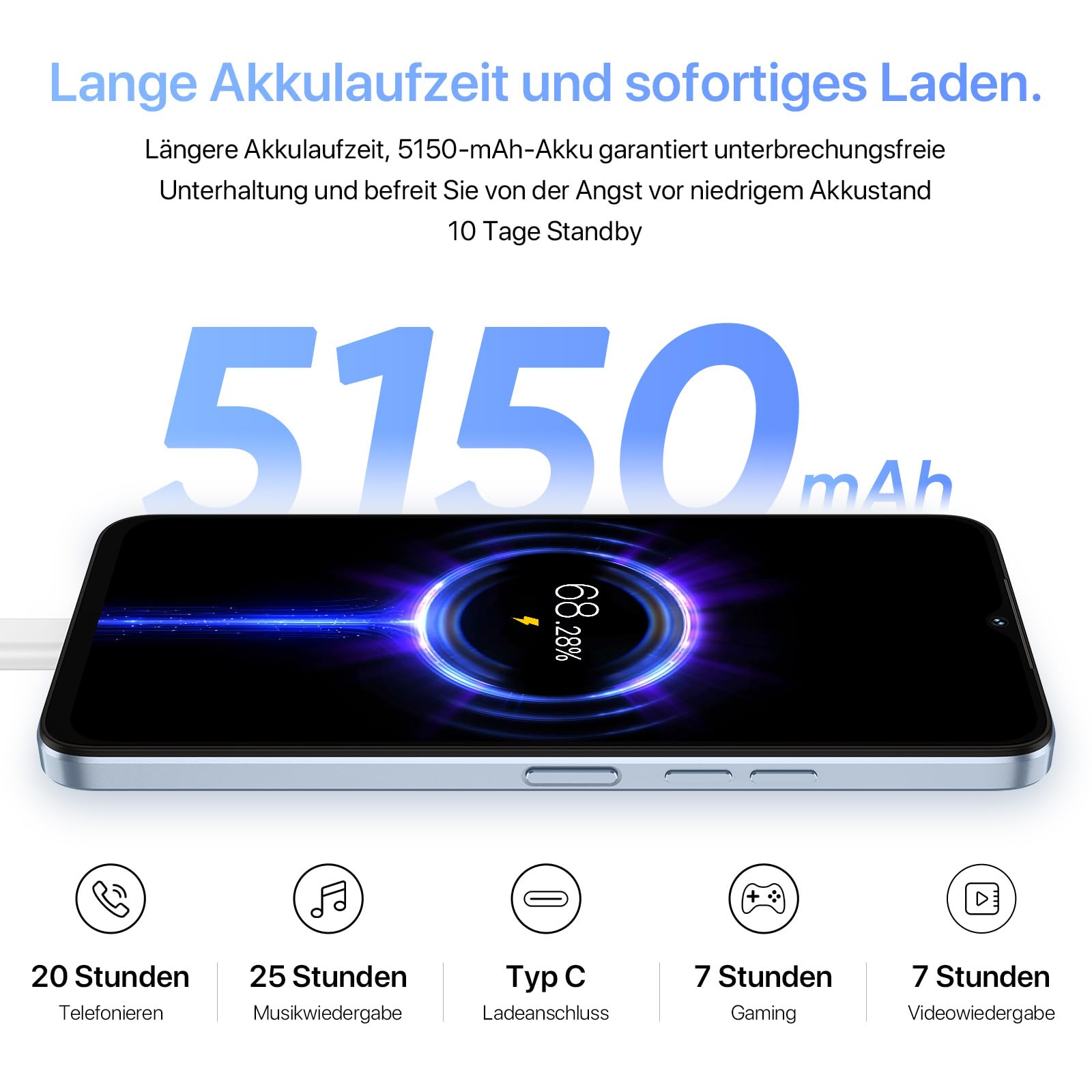 UMIDIGI G3 Max Smartphone 128GB 6,6 Zoll 50MP 4G