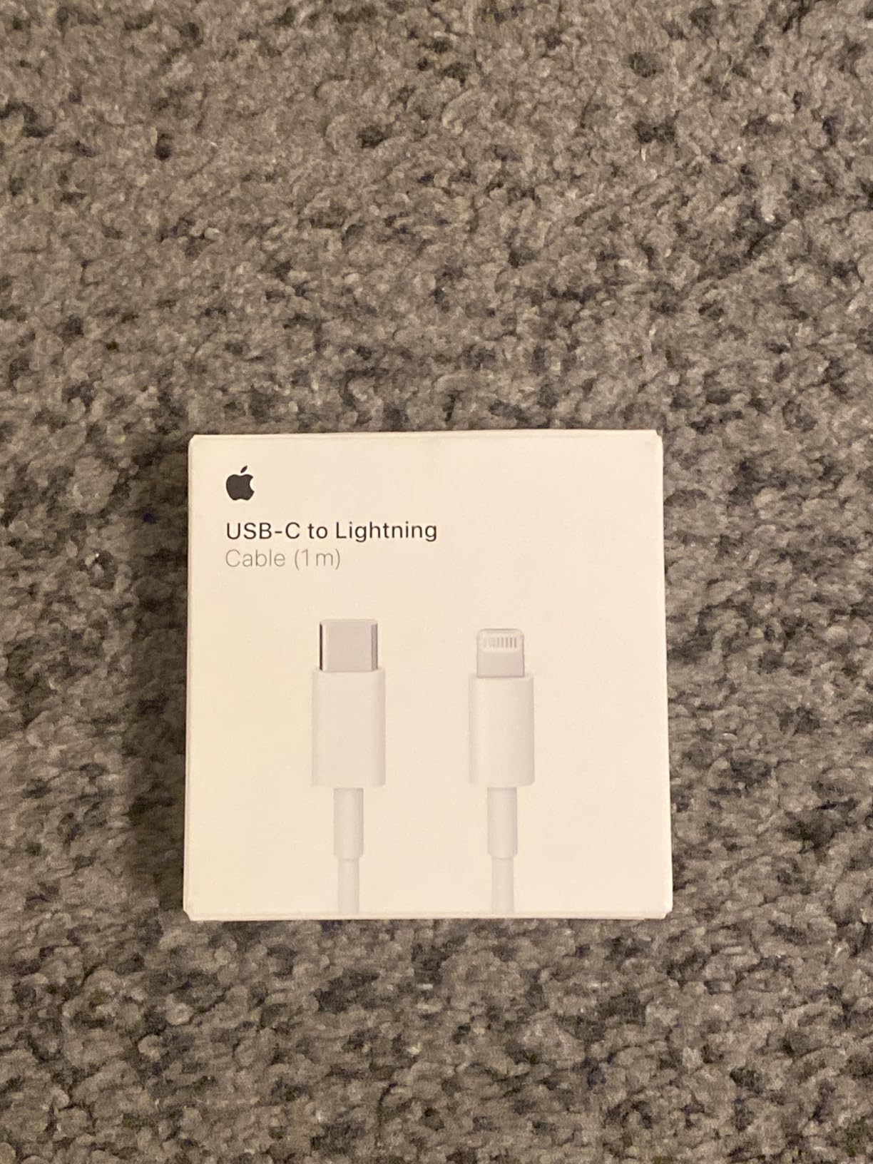 Apple USB-C auf Lightning Kabel 1m Weiß Schnellladung