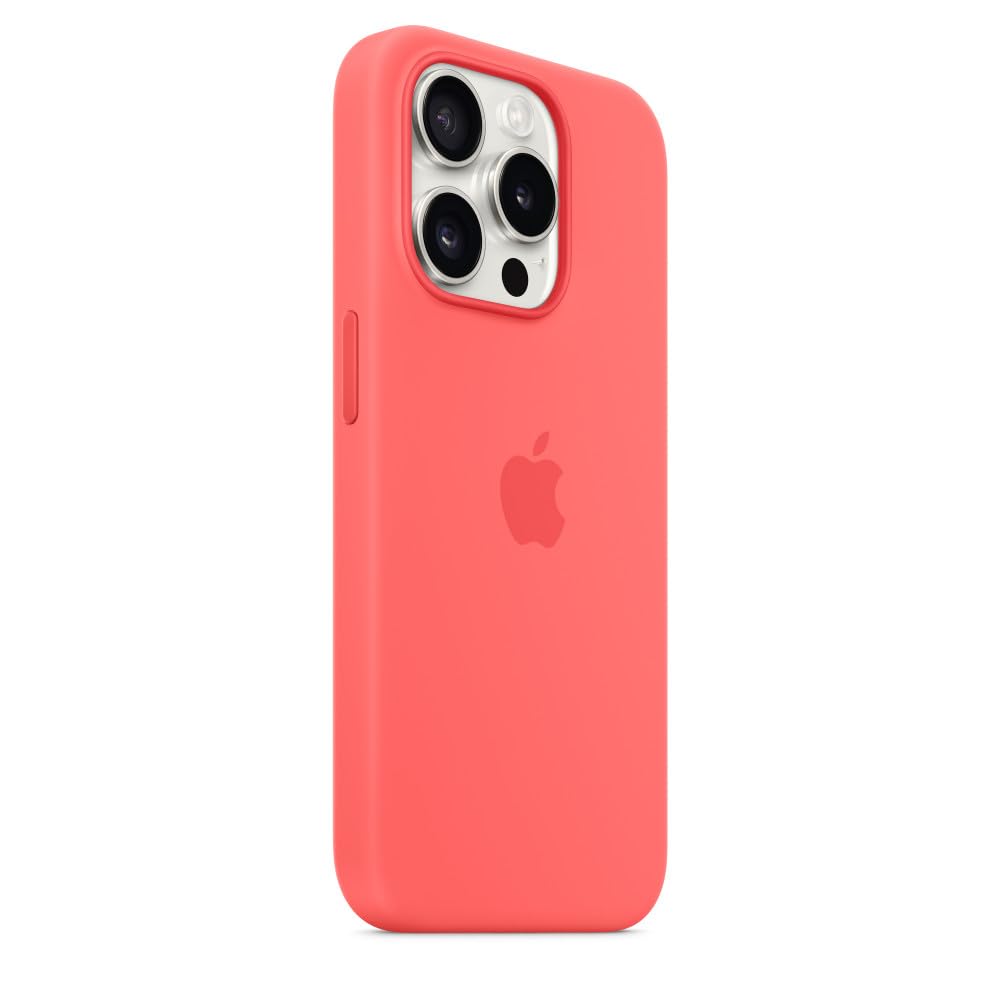 Apple iPhone 15 Pro Silikon Hülle MagSafe Guave