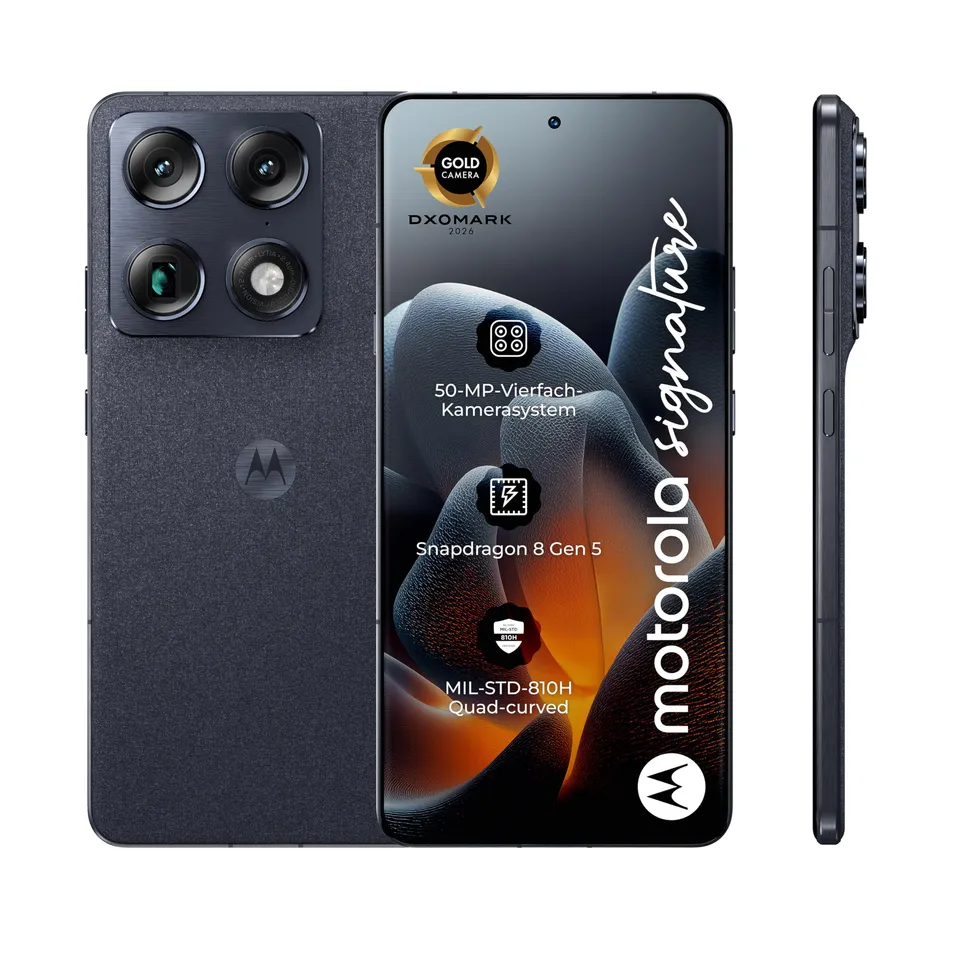 Motorola Signature 16GB+512GB Smartphone Carbon 50MP