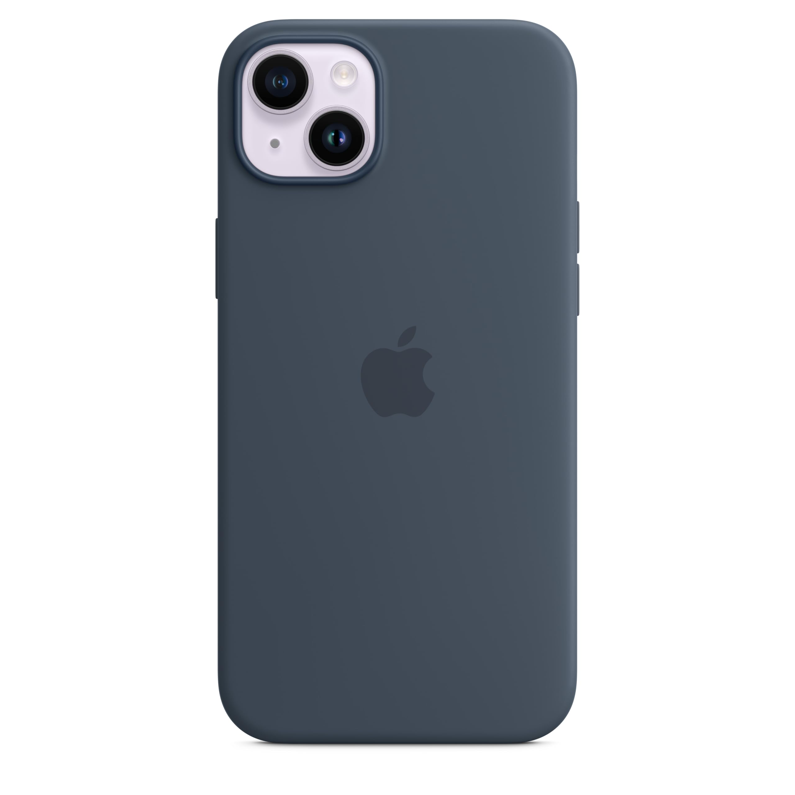 Apple iPhone 14 Plus Silikon Case MagSafe Sturmblau
