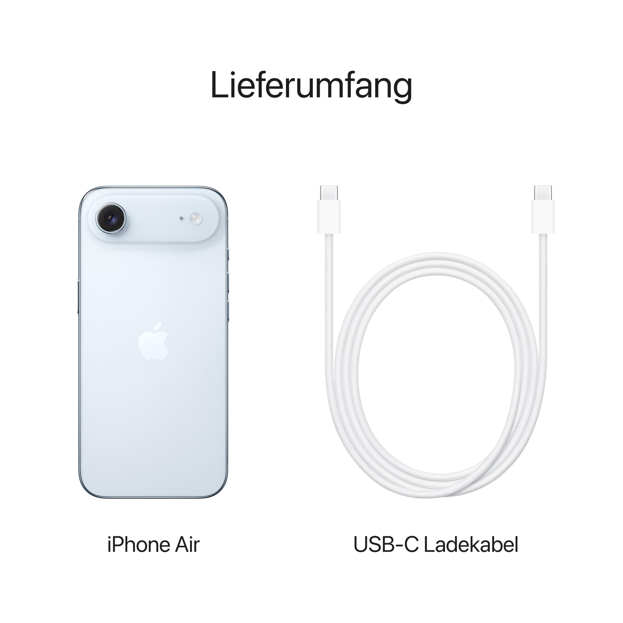 Apple iPhone Air 512GB eSIM Handy Himmelblau 120Hz
