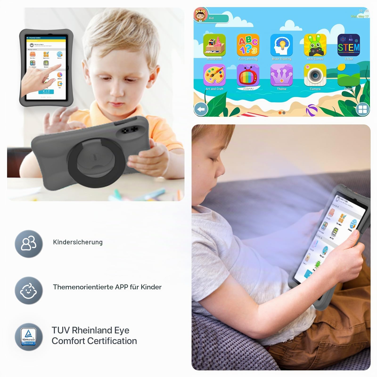 UMIDIGI G2 Kinder Tablet 10,1 Zoll 64GB WiFi6 EVA Hülle