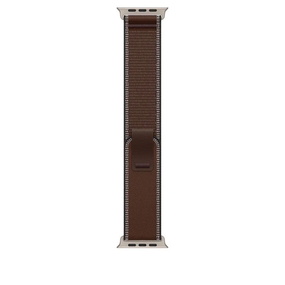 Apple Watch Trail Loop Armband 49 mm Dunkelumbra M/L