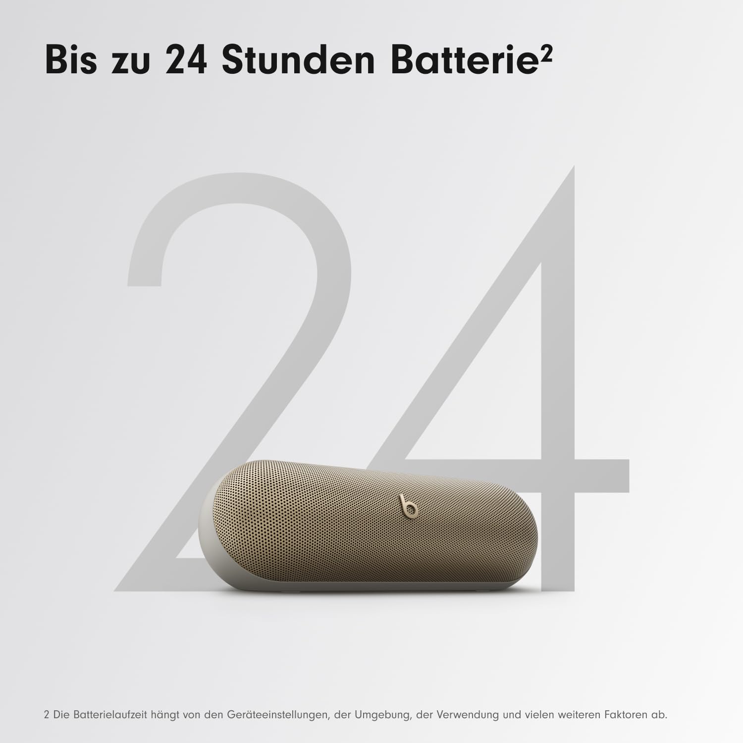 Beats Pill Bluetooth Lautsprecher Champagner 24h IP67