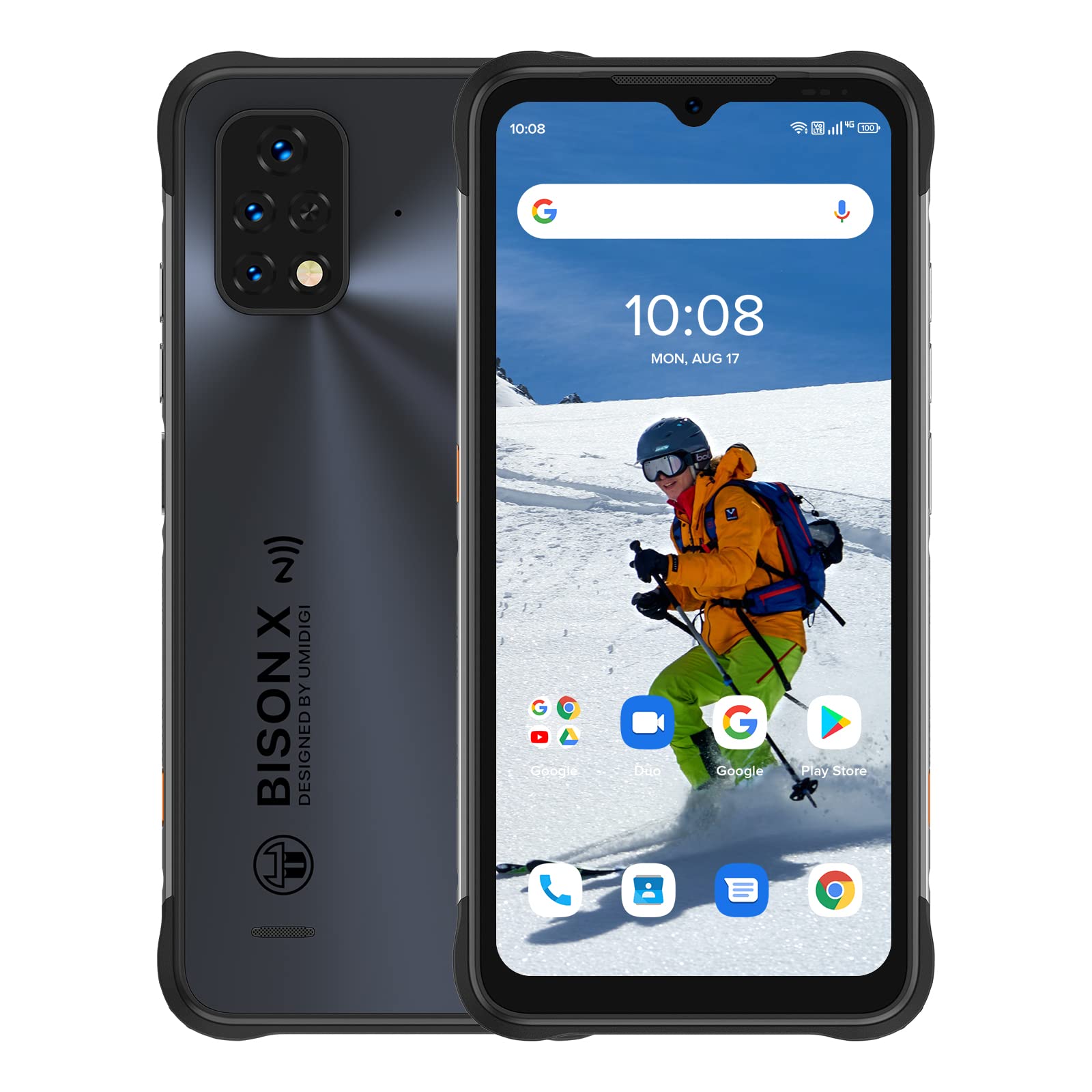 Umidigi Bison X10S Outdoor Smartphone 4GB+32GB Grau