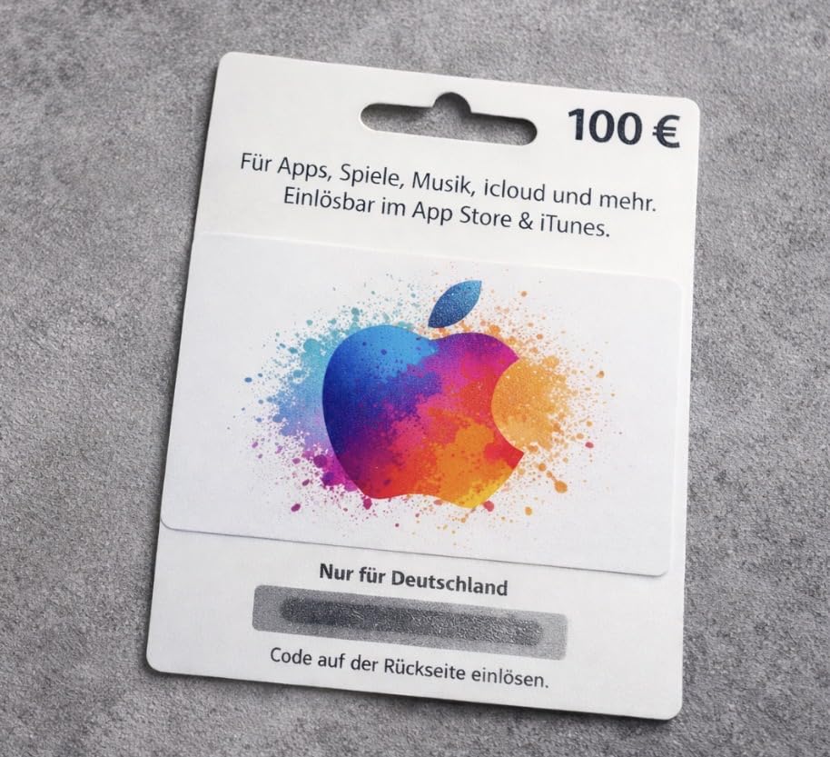 Apple Gift Card Geschenkkarte 100 Euro Deutschland Post