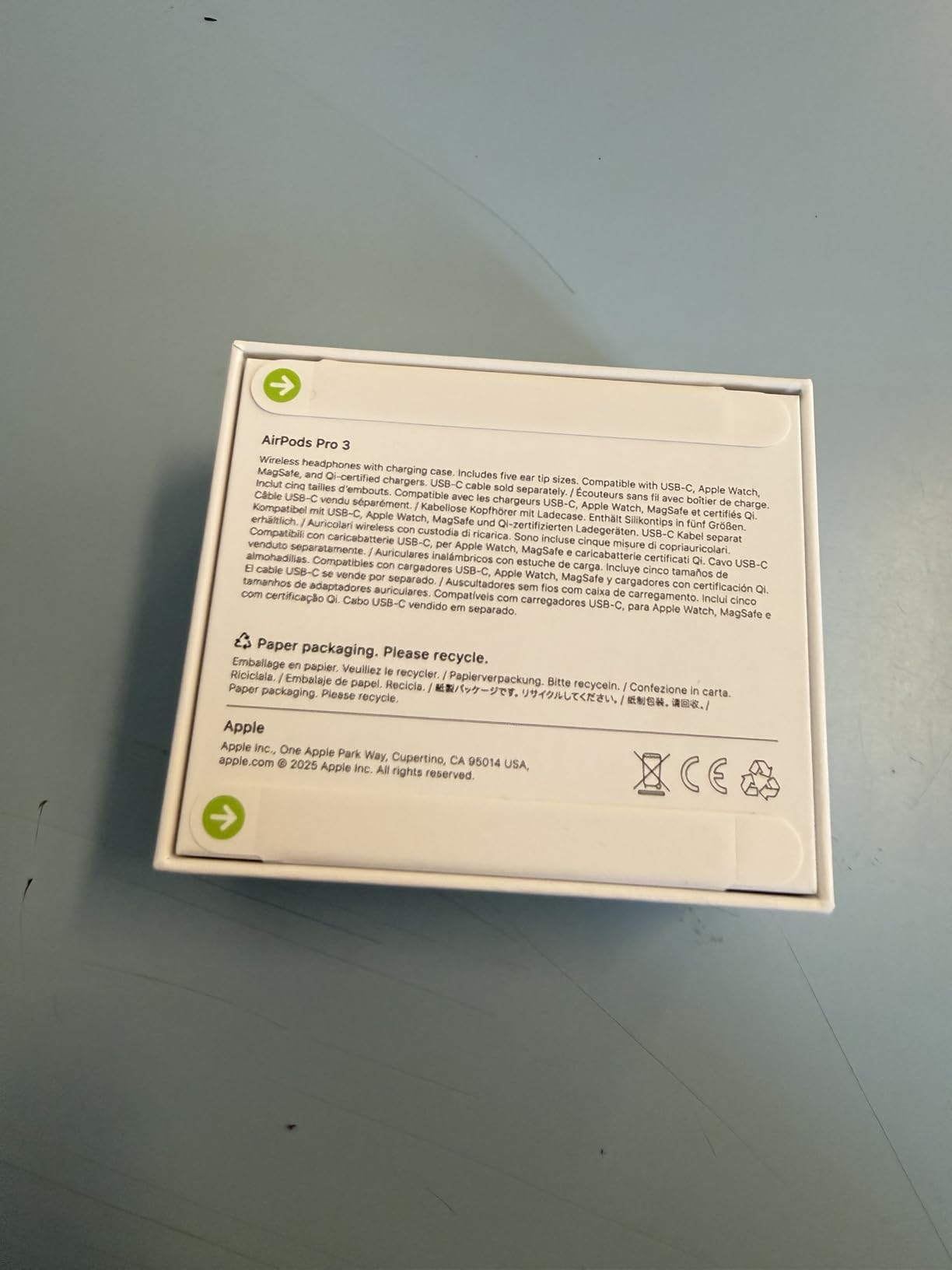 Apple AirPods Pro 3 Kopfhörer Weiß ANC USB-C