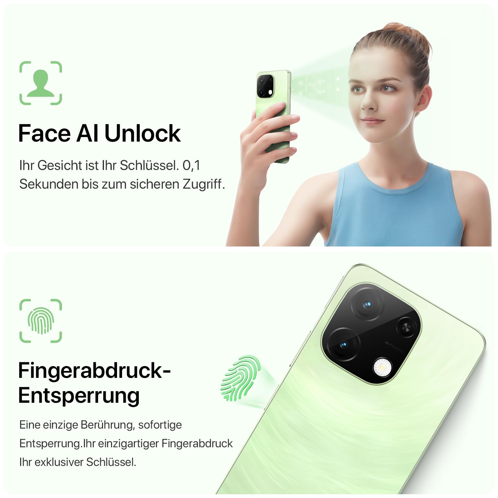 UMIDIGI G9T Smartphone 6,75 Zoll 8GB+128GB Dual-SIM