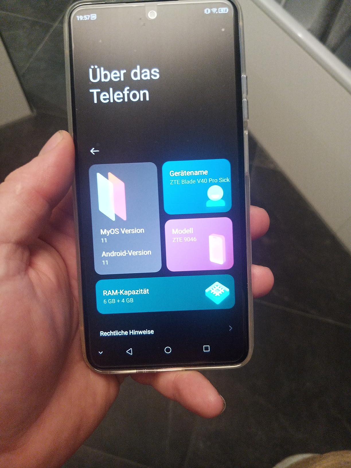 ZTE Blade V40 Pro Smartphone grün 128GB 64MP