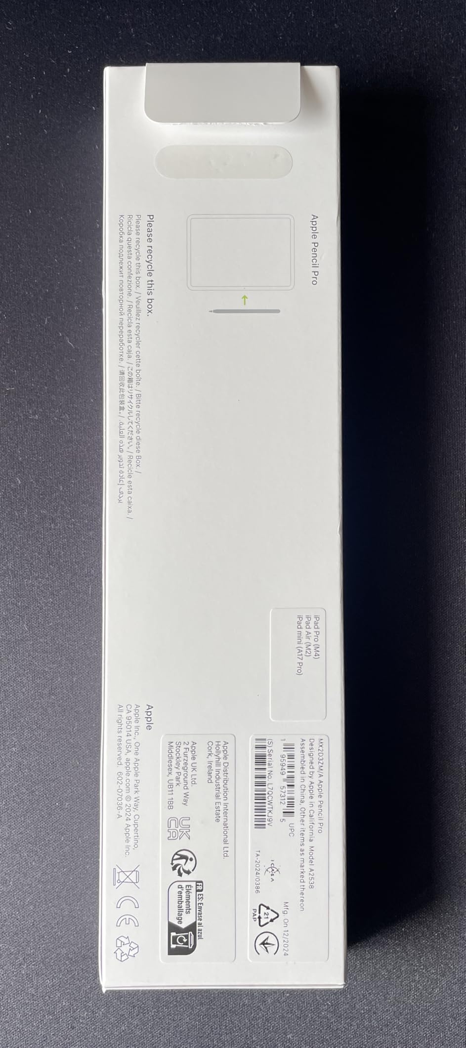 Apple Pencil Pro Eingabestift Pro magnetisch kabellos