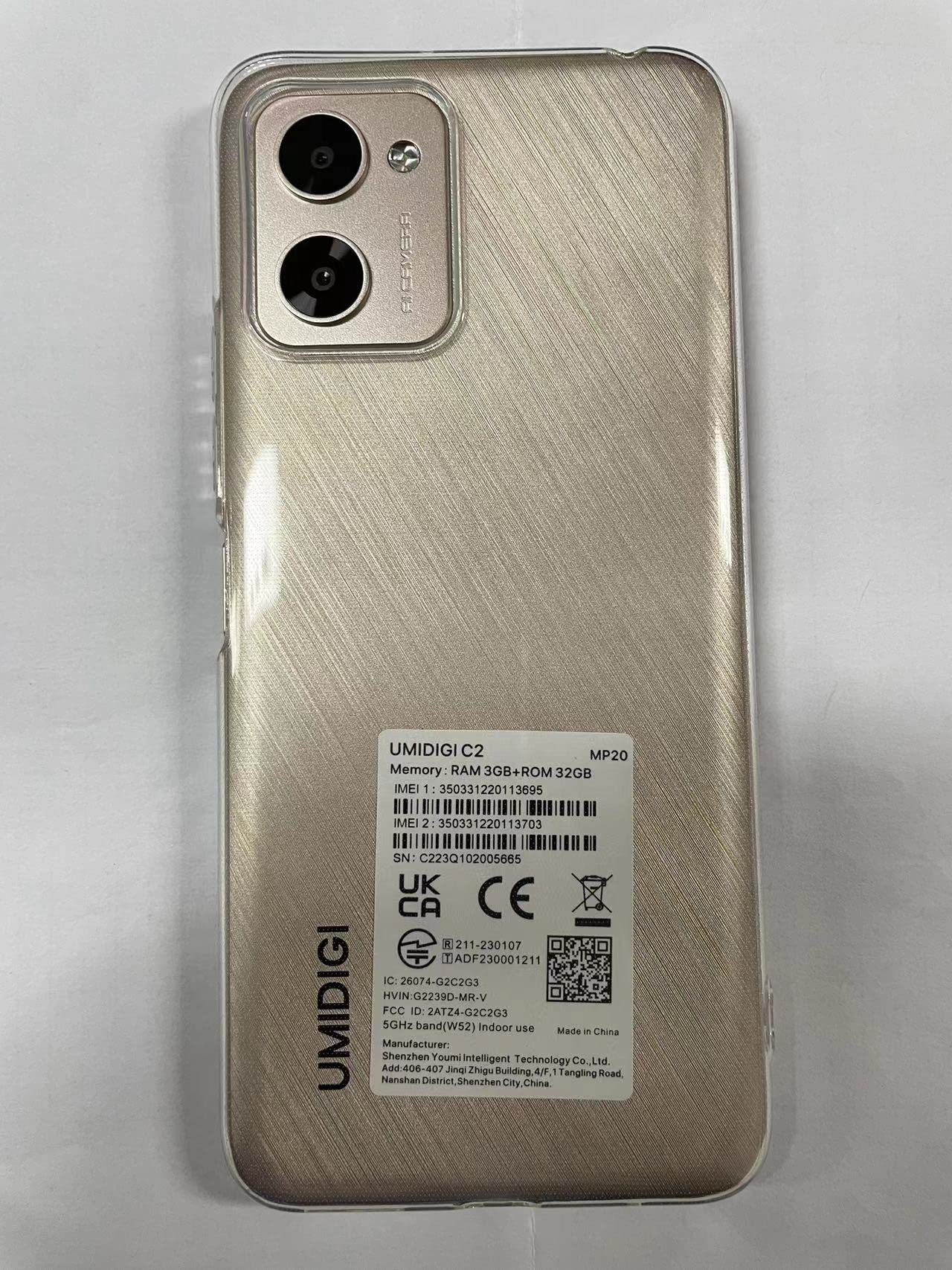 UMIDIGI C2 Handy ohne Vertrag 6,52" 5150mAh Android