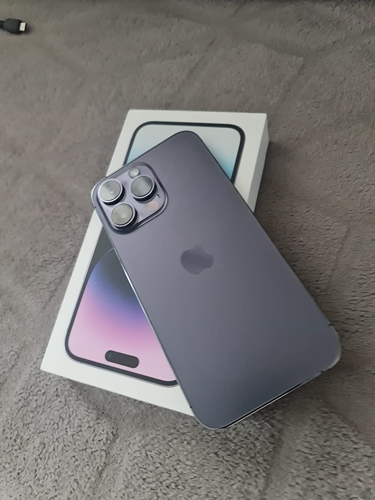Apple iPhone 14 Pro Max Handy 128 GB Silber 6,7 Zoll