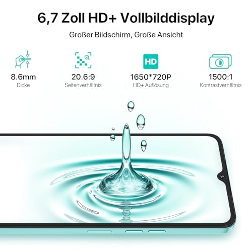 UMIDIGI A15 Smartphone 256GB Schwarz 16GB RAM