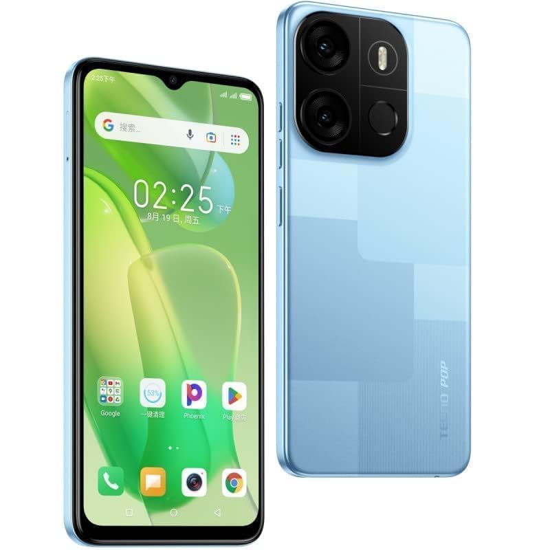 Tecno POP 7 Smartphone 64 GB Capri Blue Dual-SIM