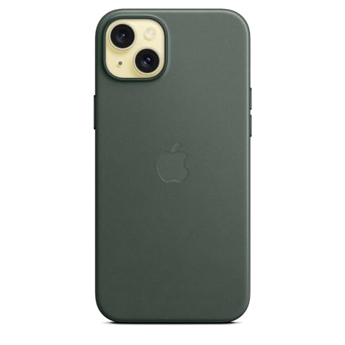 Apple iPhone 15 Plus Feingewebe Case MagSafe Immergrün