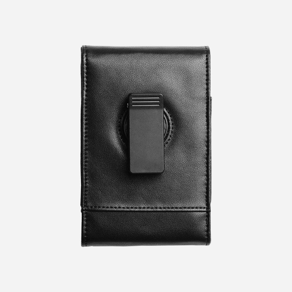 Unihertz Titan 2 Ledertasche Holster mit Gürtelclip Schwarz